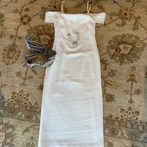 White Elizabeth and James cocktail dress. New!